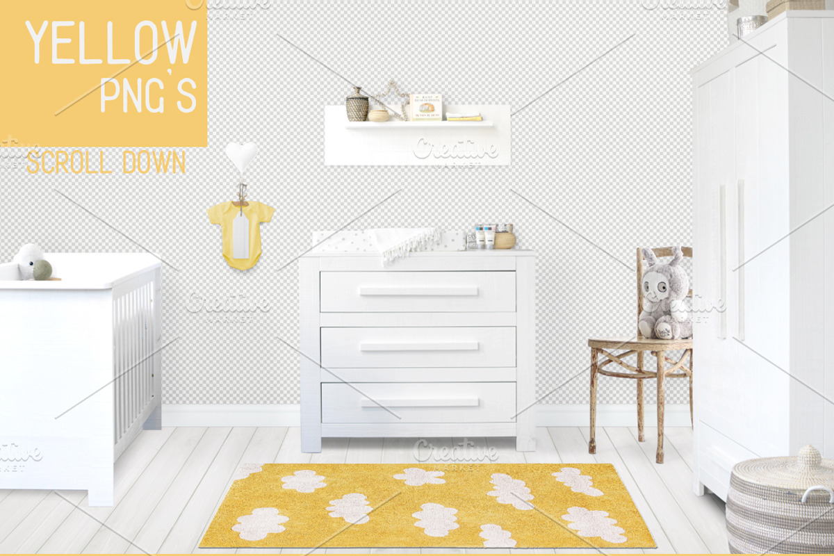 Kids Room Wall/Frame Mock Up 24, a Print Template by Whimsicality (Photo 13 of 13)