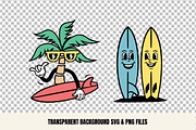 Surf Cartoon Set, a Graphic by cd-design.co (Thumbnail 5 of 7)