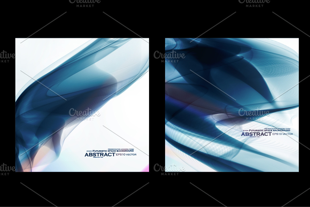 Abstract blue backgrounds, a Pattern Graphic by majcot (Photo 2 of 3)