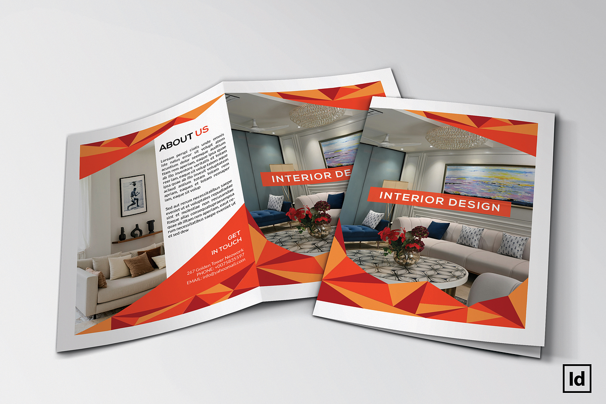 Interior Bifold Brochure Template, a Brochure Template by retrographix (Photo 1 of 5)