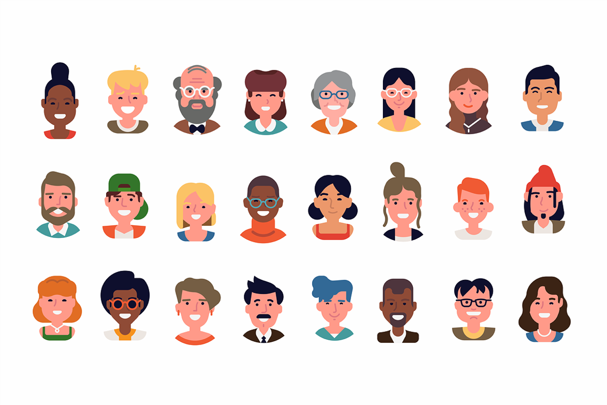 24 Cheerful Faces, an Icon by Masha Tace (Photo 1 of 4)