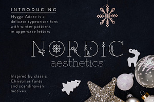 Hygge Adore - Christmas Serif Font