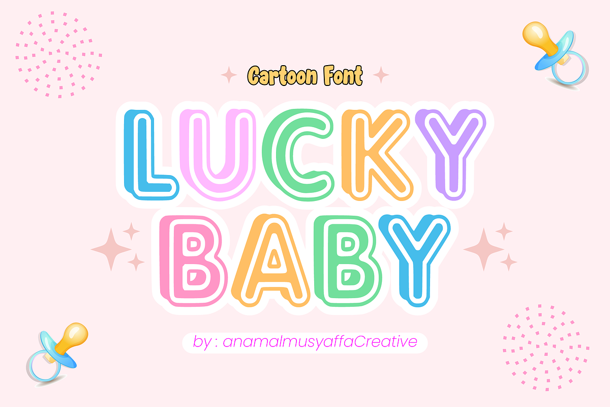 Chubby Baby - Display Font Types, a Font by KiddoGlyphs Studio (Photo 2 of 5)