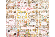 Watercolor Clipart Whole Shop Bundle, a Seasonal Illustration by ClipArtCharm (Thumbnail 7 of 9)