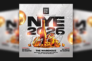 Happy New Year Flyer Template, a Flyer Template by Artonix (Thumbnail 1 of 3)