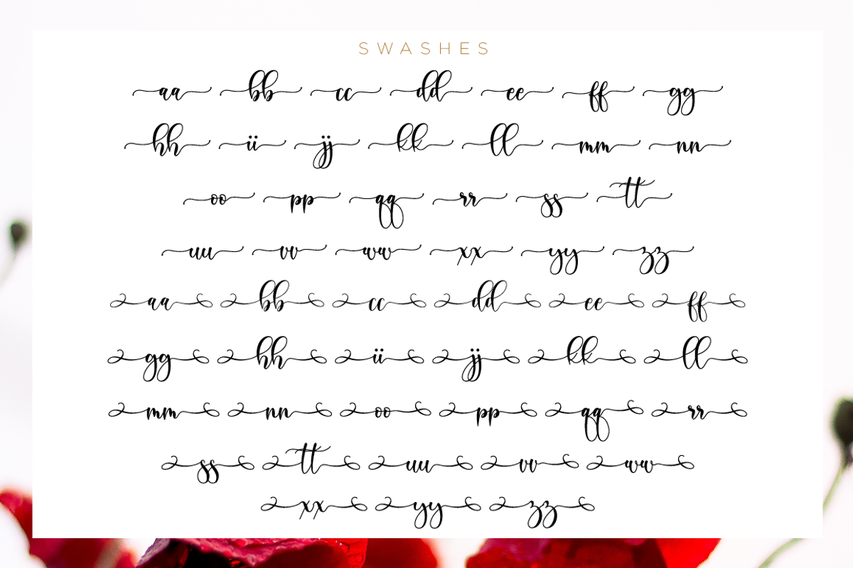 Boshela - Wedding Font, a Script Font by Nissa Studio (Photo 12 of 12)