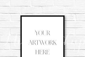 Black Frame Mockup