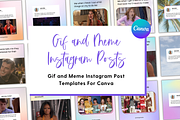 Instagram Gifs and Memes Templates, a Social Media Template by The Template Lounge (Thumbnail 1 of 6)