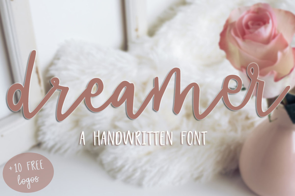 Dreamer Script + 10 Free Logos