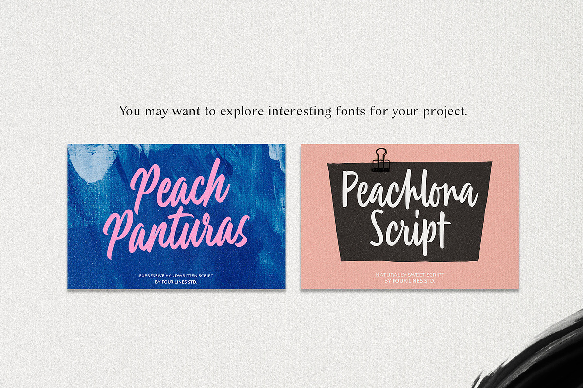 Jubani – Bold Handlettered Font, a Handwritten Font by Four Lines Std. (Photo 10 of 10)