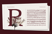 GC Romans Flower - Elegant Serif, a Serif Font by Glyphonic (Thumbnail 15 of 15)