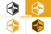 Bee Logo, a Branding & Logo Template by M. E. Smith Design (Thumbnail 2 of 3)