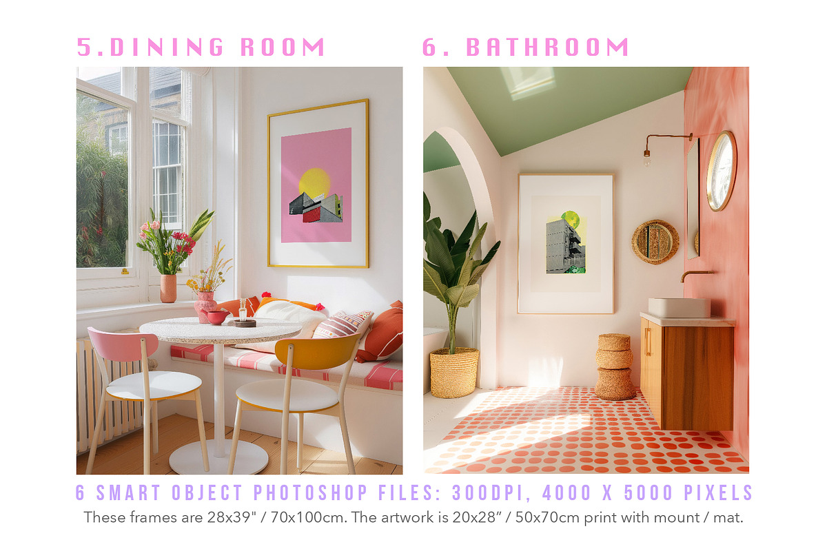 Pop: Interior frame mockup bundle, a Household Mockup by Amy Louise Baker (Photo 5 of 7)