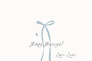 Hand-Painted Blue Burgundy Christmas, an Object Graphic by Lana Elanor (Thumbnail 24 of 24)