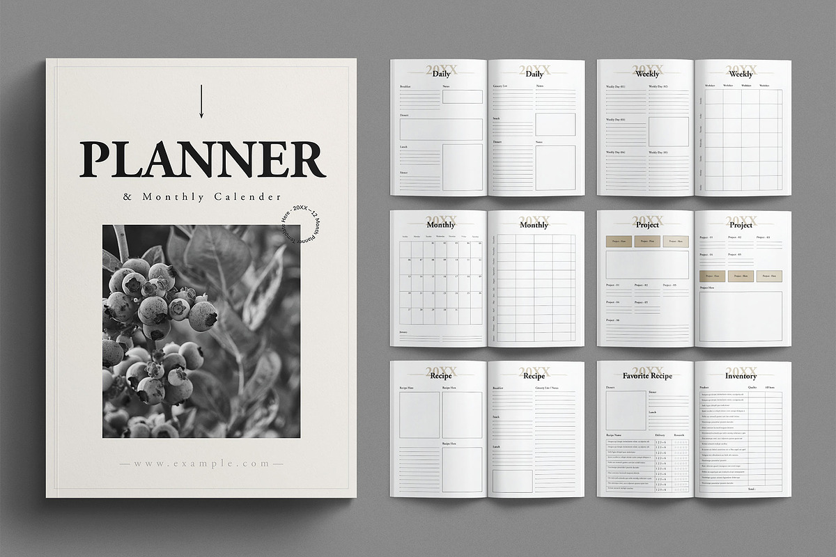 Planner Template, a Brochure Template by E-Type (Photo 1 of 7)