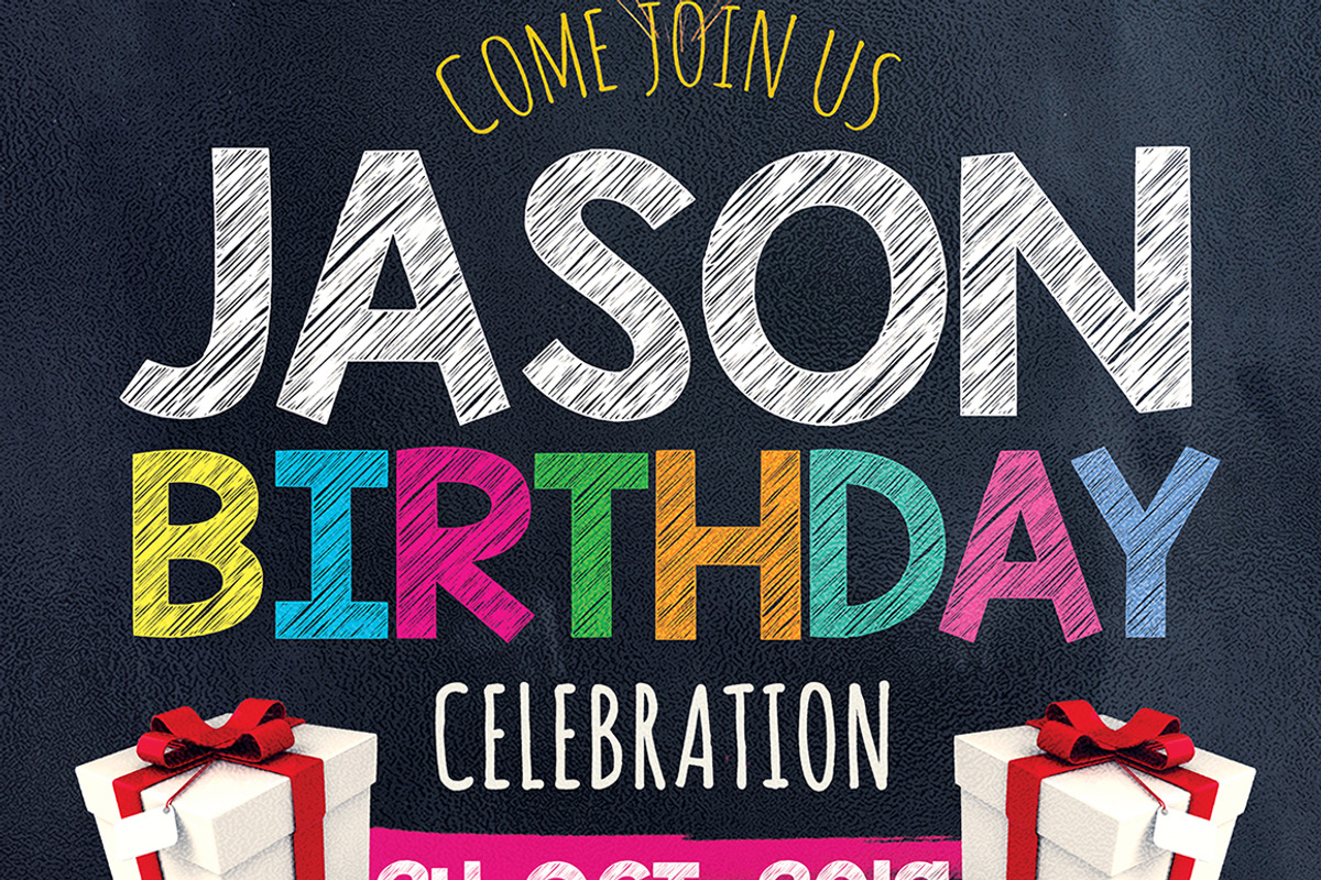 Birthday Party Invitation, a Flyer Template by What a Story (Photo 3 of 3)