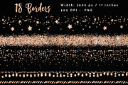 Rose Gold Confetti Frames Borders, a Texture Graphic by Nifty Template Studio (Thumbnail 5 of 10)