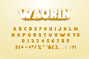 Waurin Font, a Serif Font by albert_kalingga (Thumbnail 3 of 3)