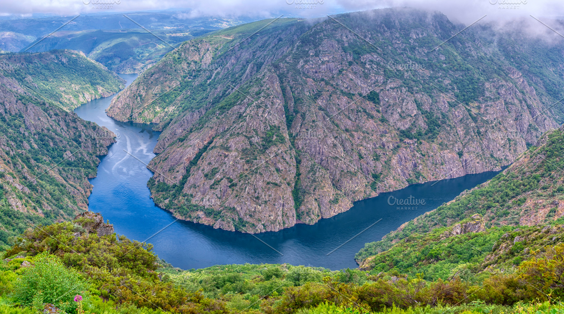 The Sil River as it passes through the Ribeira Sacra in Orense,, a Nature Photo by CreativePhotoSpain