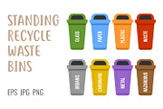Recycle waste bins, an Illustration by Primula`s shop (Thumbnail 3 of 5)