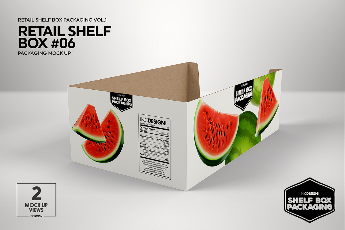 Retail Shelf Box Packaging Mockups1, a Packaging Mockup by INCDesign (Photo 19 of 32)