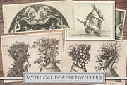 Vintage Mythical Creatures Clipart, a Person Illustration by Secret Helper (Thumbnail 4 of 10)