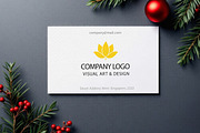 Luxury Business Card, Christmas, an Advertising Mockup by Mockup Stories (Thumbnail 2 of 2)