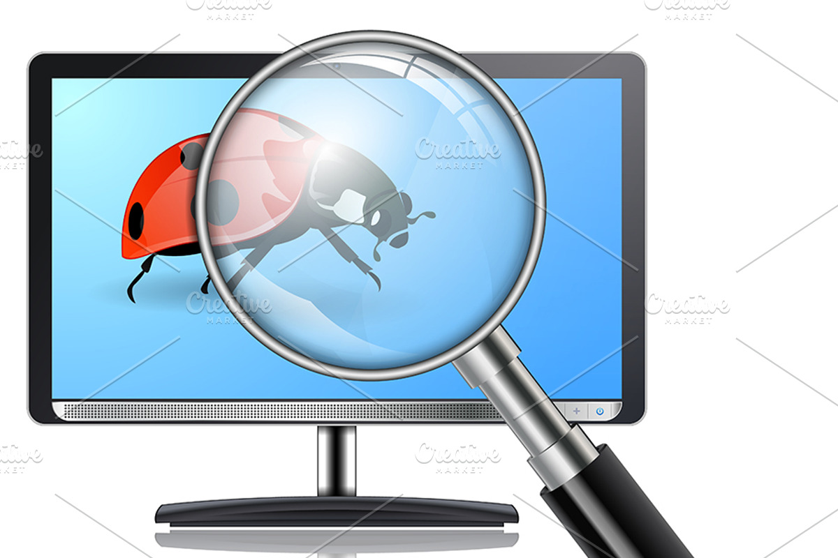 Magnifying Glass Search Concept, a Food Illustration by TAlex (Photo 3 of 6)