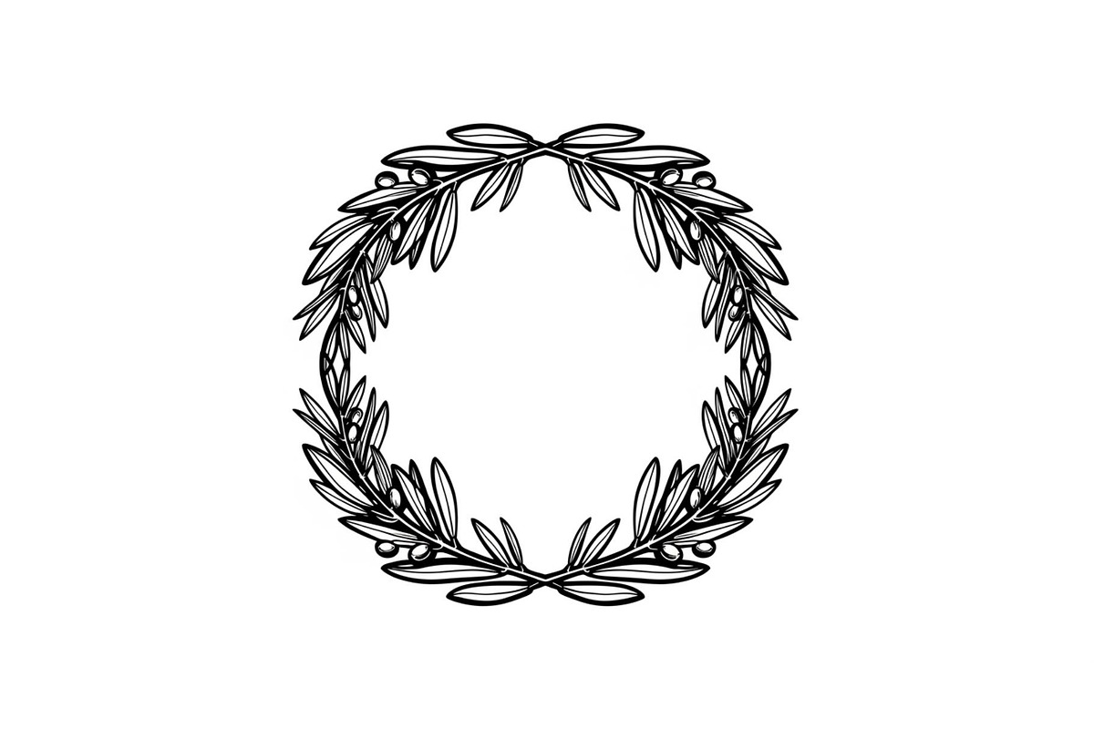 Floral Wreath Circle SVG Bundle, an Illustration by Creativeshirt (Photo 10 of 51)