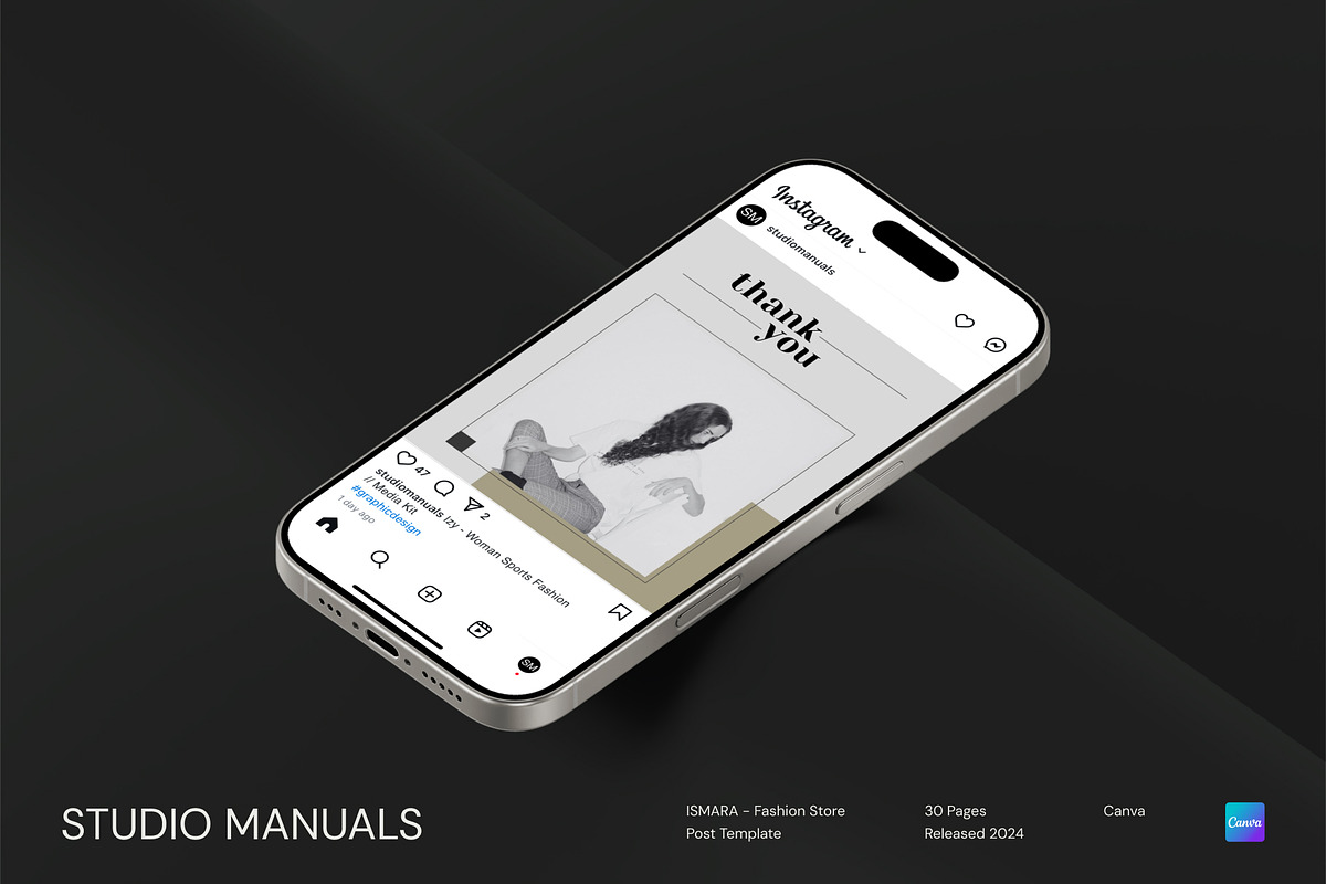 ISMARA – Fashion Store Post Template, a Social Media Template by Studio Manuals (Photo 7 of 8)
