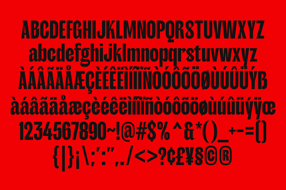 Abra - Display Font, a Sans Serif Font by Viswell (Photo 7 of 10)