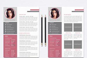 Resume Template 004 For Photoshop