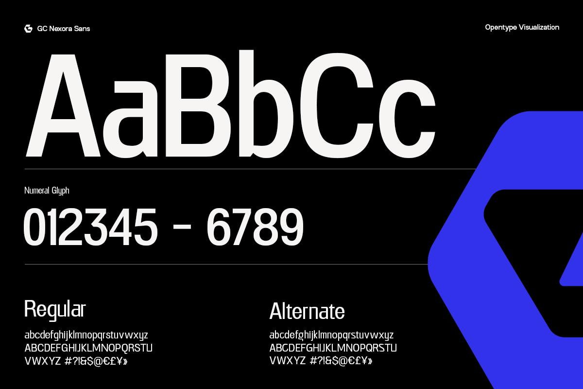 GC Nexora – Modern Variable Sans, a Sans Serif Font by Glyphonic (Photo 2 of 15)