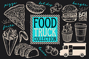 Food Truck Illustrations, a Food Illustration by BarcelonaShop (Thumbnail 1 of 4)