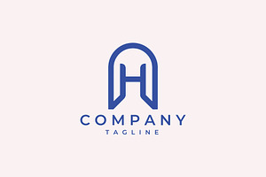 Letter AH Monogram Logo, a Branding & Logo Template by Vectorium Studio