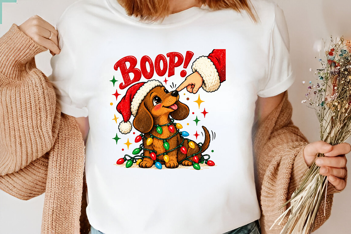 Retro Preppy Christmas PNG, a Seasonal Illustration by CraftArtStudio (Photo 3 of 4)