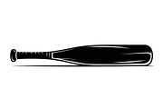 Baseball Bat Silhouette Vector Bundl, an Illustration by Creativeshirt (Thumbnail 45 of 51)