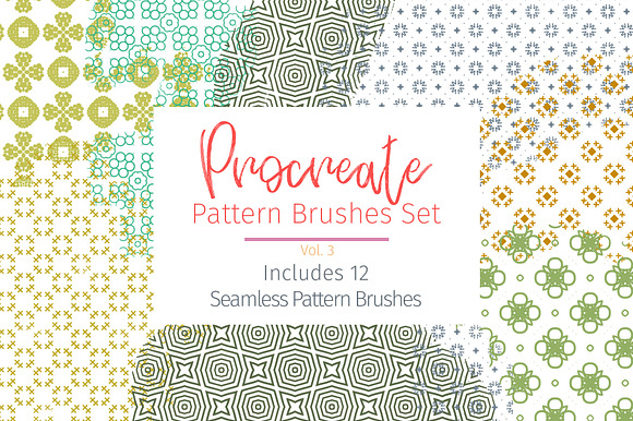 Procreate seamless pattern brushes 2 preview 6