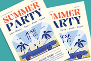 Summer Party Flyer, a Flyer Template by Gumico Studio. (Thumbnail 2 of 3)
