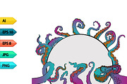 Vector sketch octopus tentacles, an Animal Illustration by julia_musdotter (Thumbnail 1 of 19)