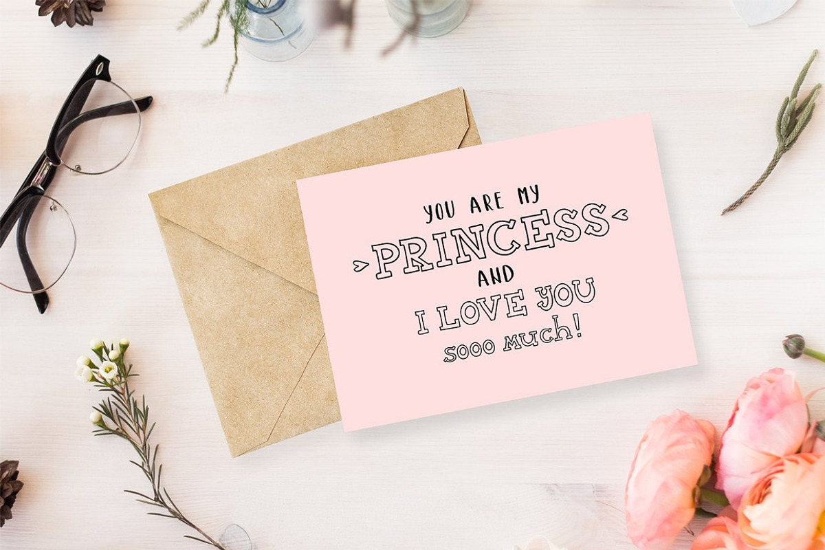 Summer Wine - hand drawn font preview 5