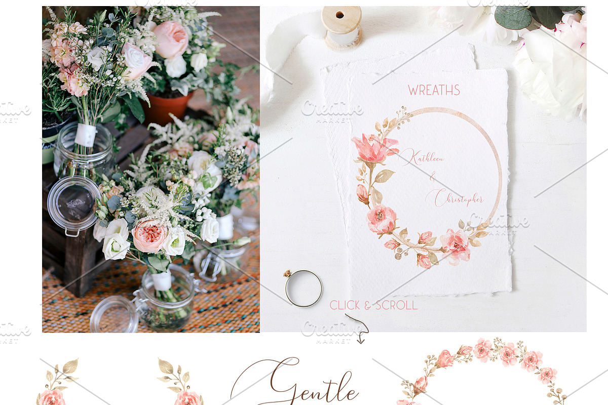 Gentle Bouquet, a Decorative Illustration by MayaNavits (Photo 3 of 15)