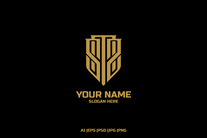 SM2 MONOGRAM, a Branding & Logo Template by mwh_design