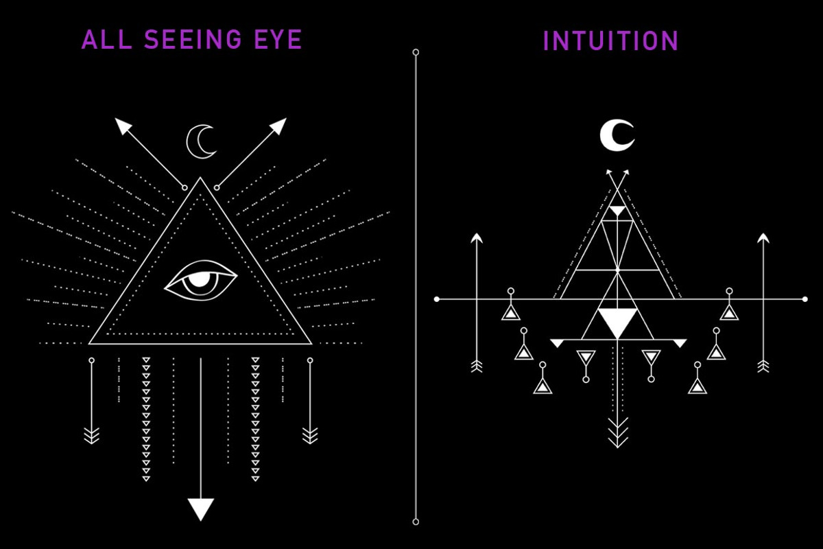 Triangle Alchemy - Vector Set, a Decorative Illustration by The Gypsy Goddess (Photo 3 of 10)