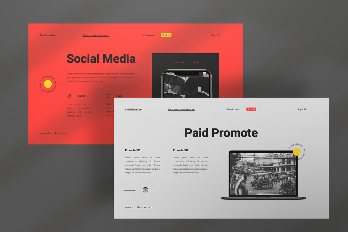 Influencers - Powerpoint, a Presentation Template by Typetemp Studio
