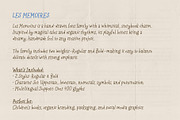 Les Memoires | Whimsical Font Family, a Handwritten Font by type peace (Thumbnail 3 of 11)