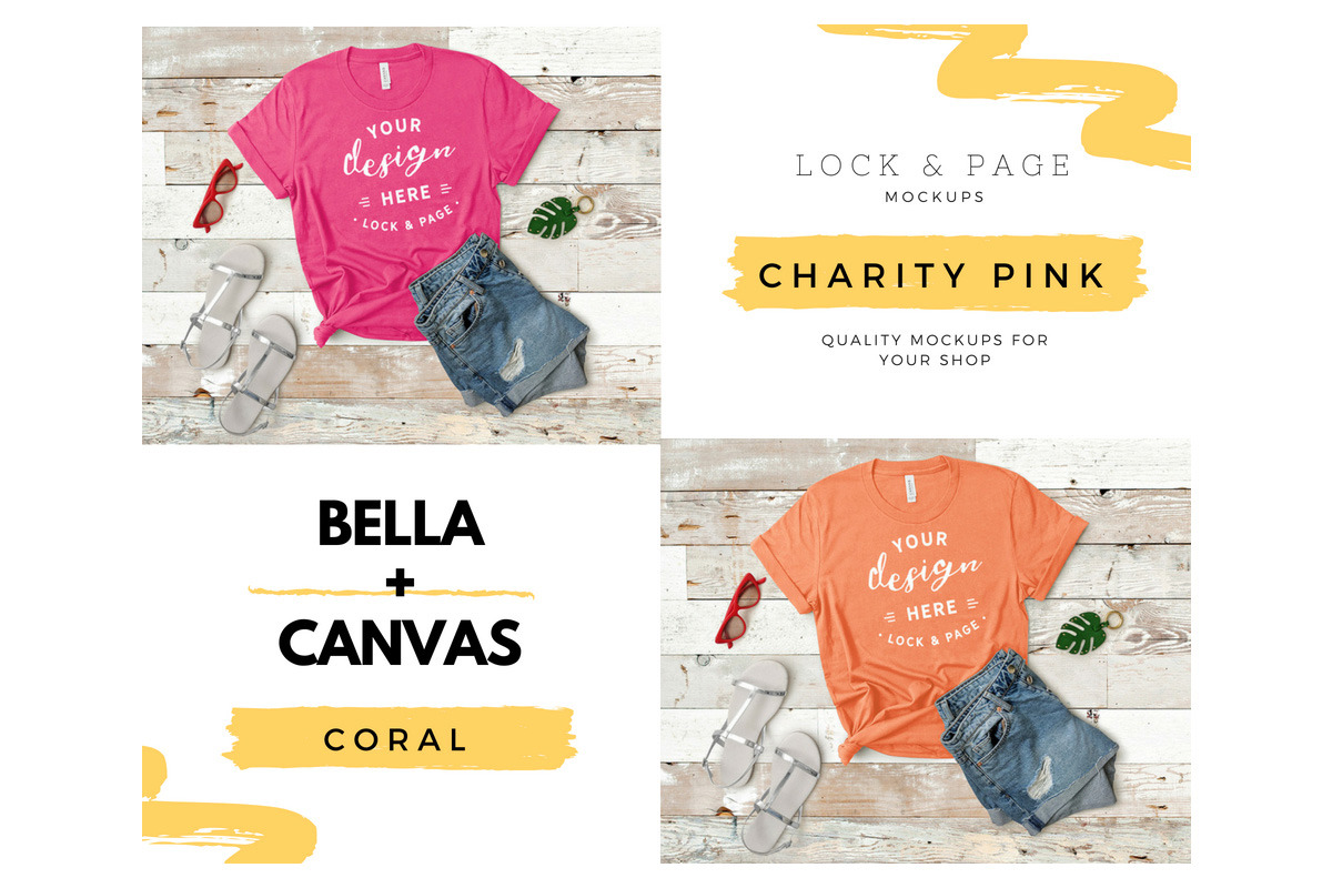 Bella Canvas 3001 Mega Bundle Mockup, a Shirt Mockup by lock and page (Photo 41 of 84)