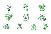 Sustainability Doodle Icon, an Illustration by SLAB! Design (Thumbnail 3 of 3)
