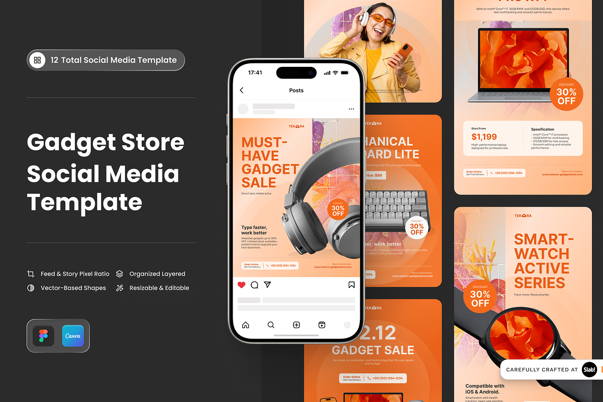 Tekora - Store Listing Image Social, a Social Media Template by SLAB! Design (Photo 1 of 8)