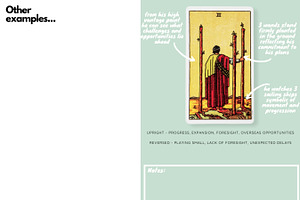 RiderWaite Tarot Card Canva Template